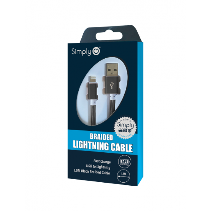 ICIP04 Iphone Braided Lightning Cable 1.5m